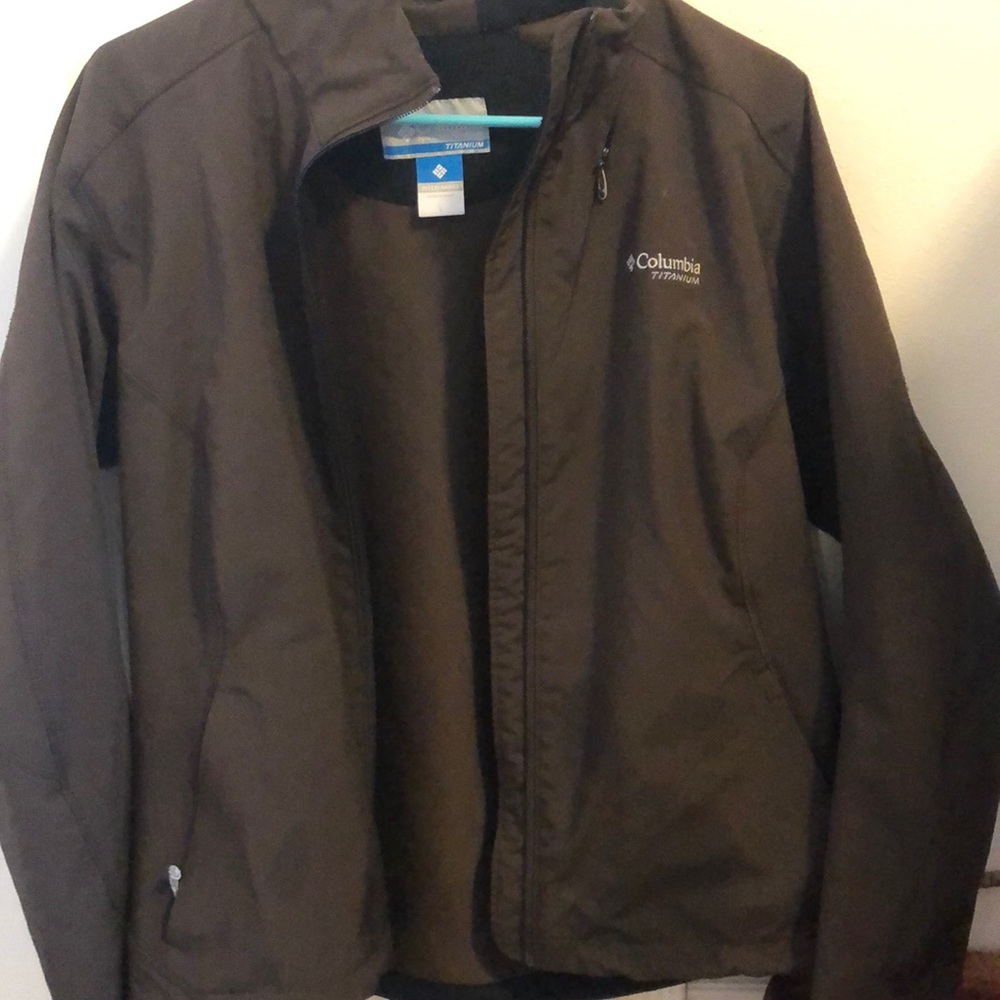 Columbia Titanium brown outer shell Jacket